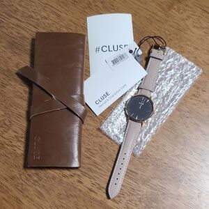 Cluse La Boheme Watch Rose Gold, Grey, & Black